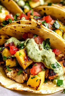 Chili Lime Chicken Tacos with Grilled Pineapple Salsa