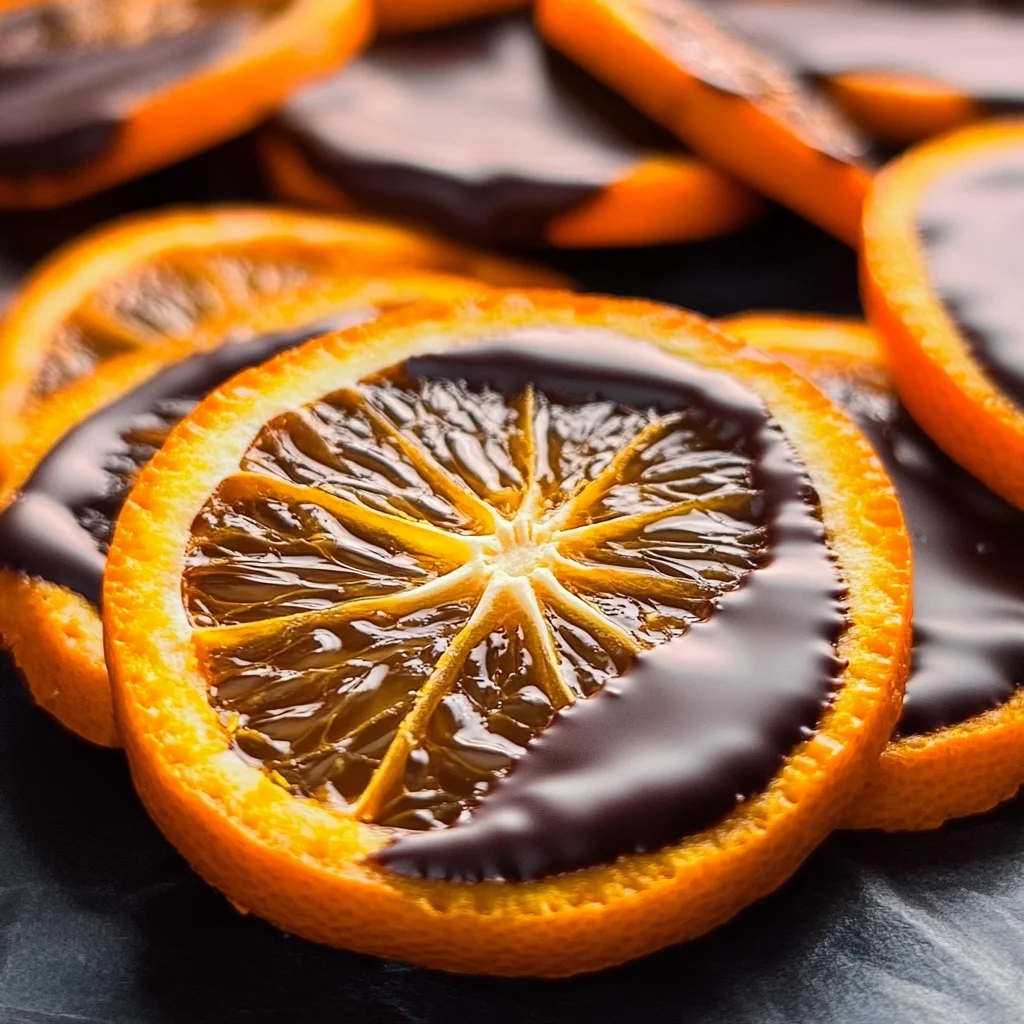 Chocolate-Dipped Candied Oranges