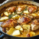 French Chicken Casserole a la Normande