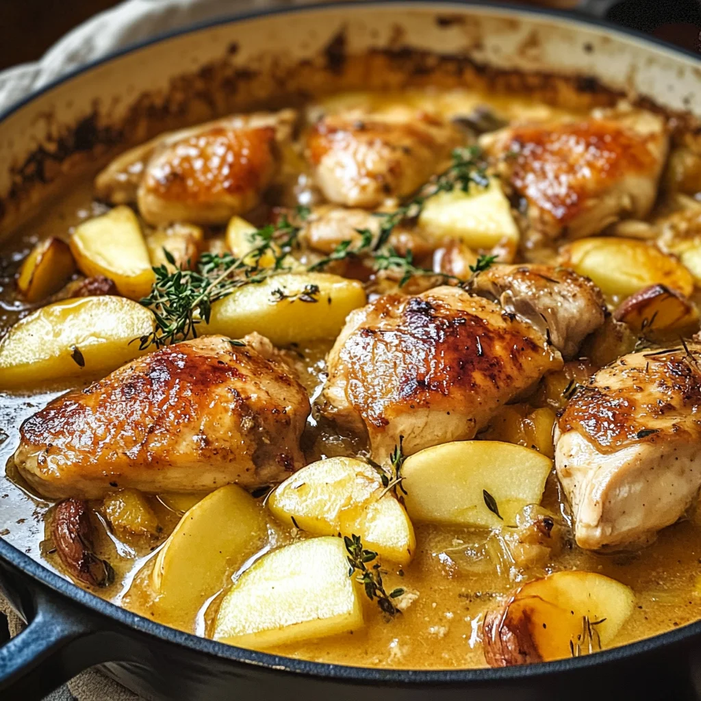French Chicken Casserole a la Normande