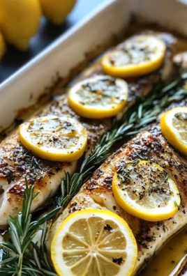 Mediterranean Herb and Lemon Baked Branzino