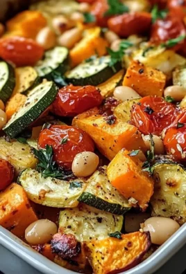 Rustic Roasted Vegetable Bake with Cannellini Beans