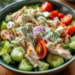 TZATZIKI CHICKEN SALAD: Discover a Refreshing Delight!