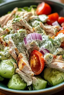 TZATZIKI CHICKEN SALAD: Discover a Refreshing Delight!