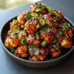 Air Fried Korean Chili Cauliflower Vegan