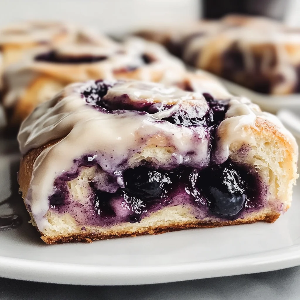 Blueberry Cinnamon Rolls