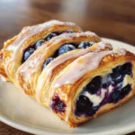 Blueberry Cream Cheese Pastry Braid Recipe