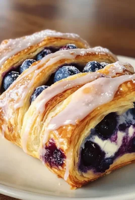 Blueberry Cream Cheese Pastry Braid Recipe