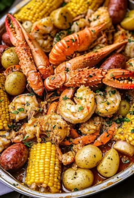 Cajun Seafood Boil with Garlic Butter Sauce