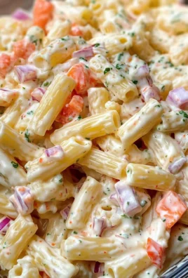 Cheddar Sour Cream Macaroni Salad Recipe