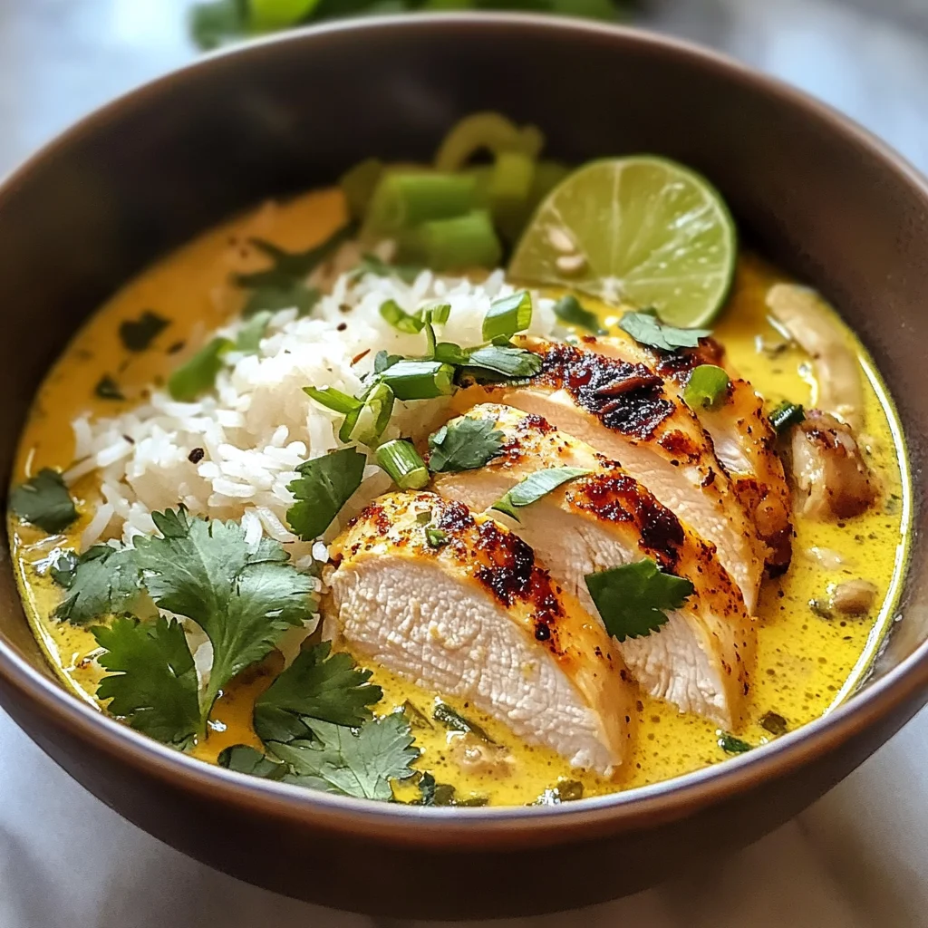 Coconut Chicken Brothy Rice: A Cozy One-Pot Delight!