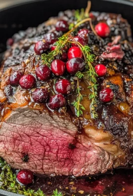 Cranberry Balsamic Roast Beef