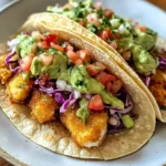 Crispy Baja Fish Tacos with Avocado Crema (30-Minutes)