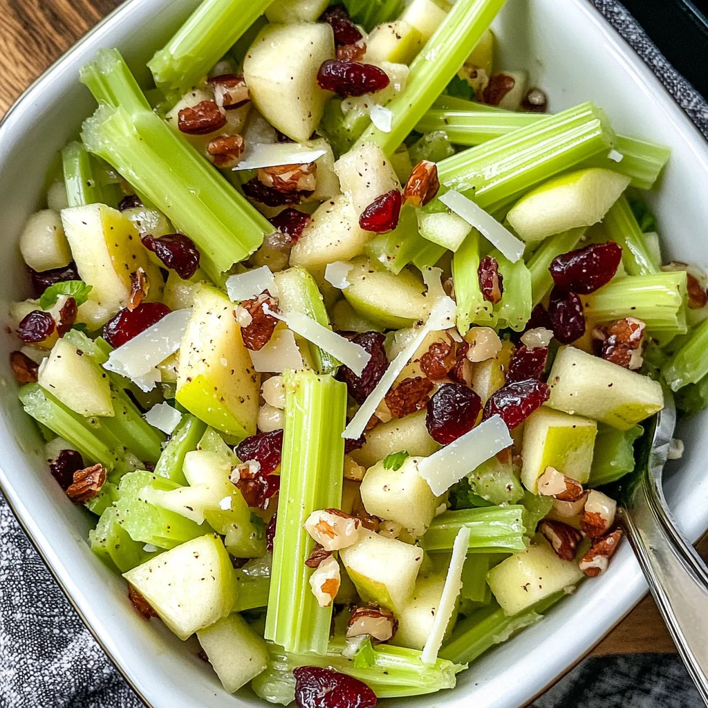 Crunchy Celery Apple Salad Recipe