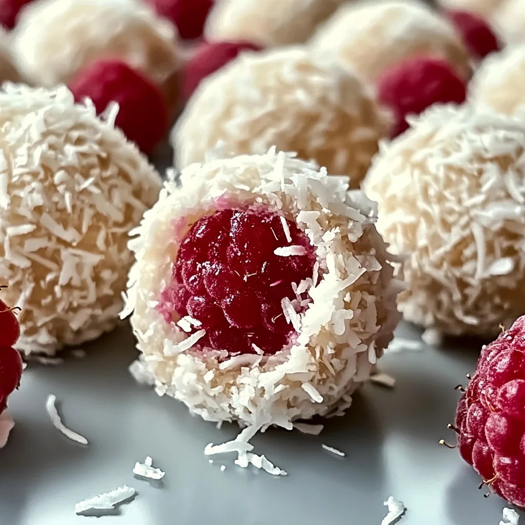 Decadent Raspberry Coconut Balls That No One Can Resist
