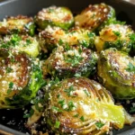 Delicious Garlic Butter Roasted Brussels Sprouts: A Flavorful Side Dish Recipe