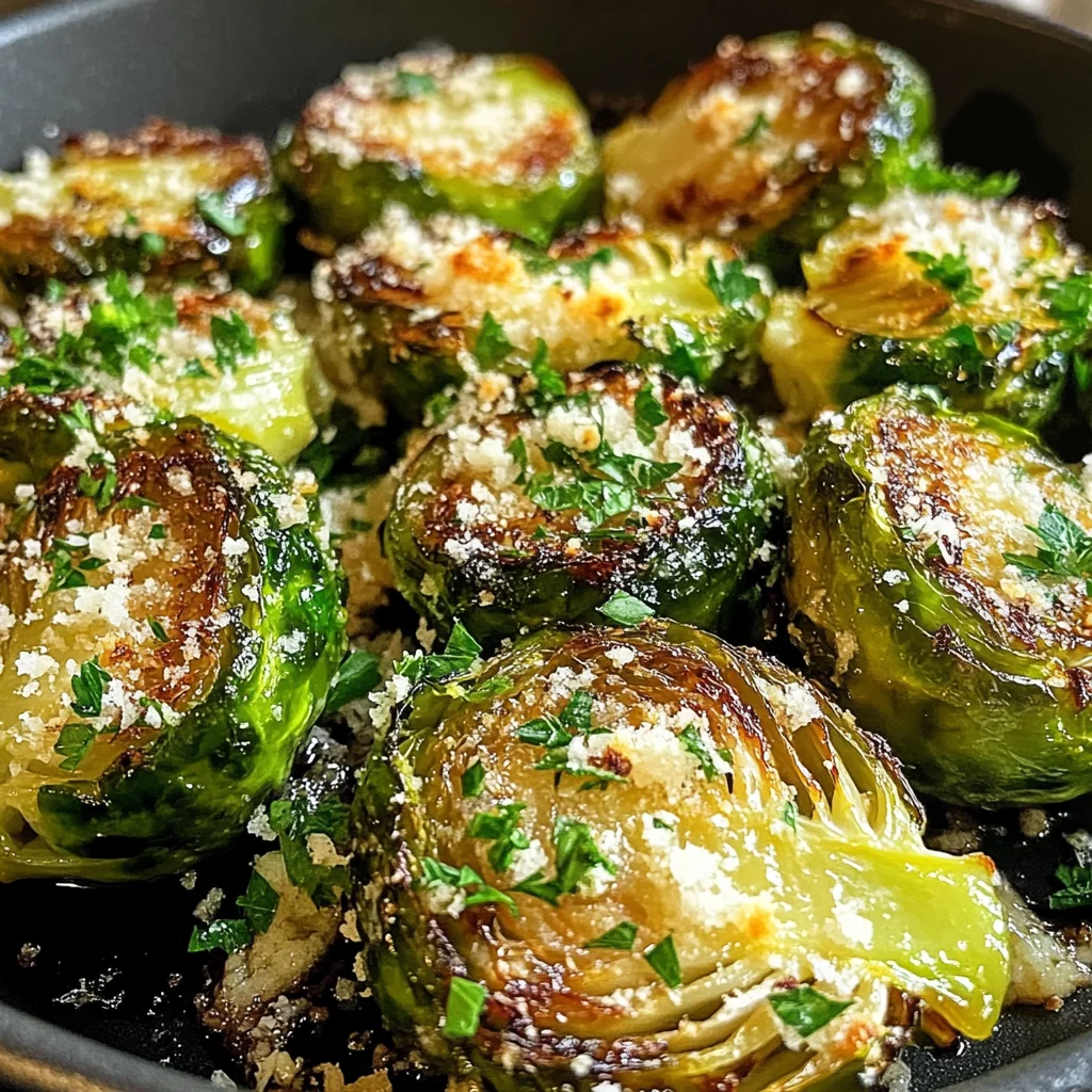 Delicious Garlic Butter Roasted Brussels Sprouts: A Flavorful Side Dish Recipe