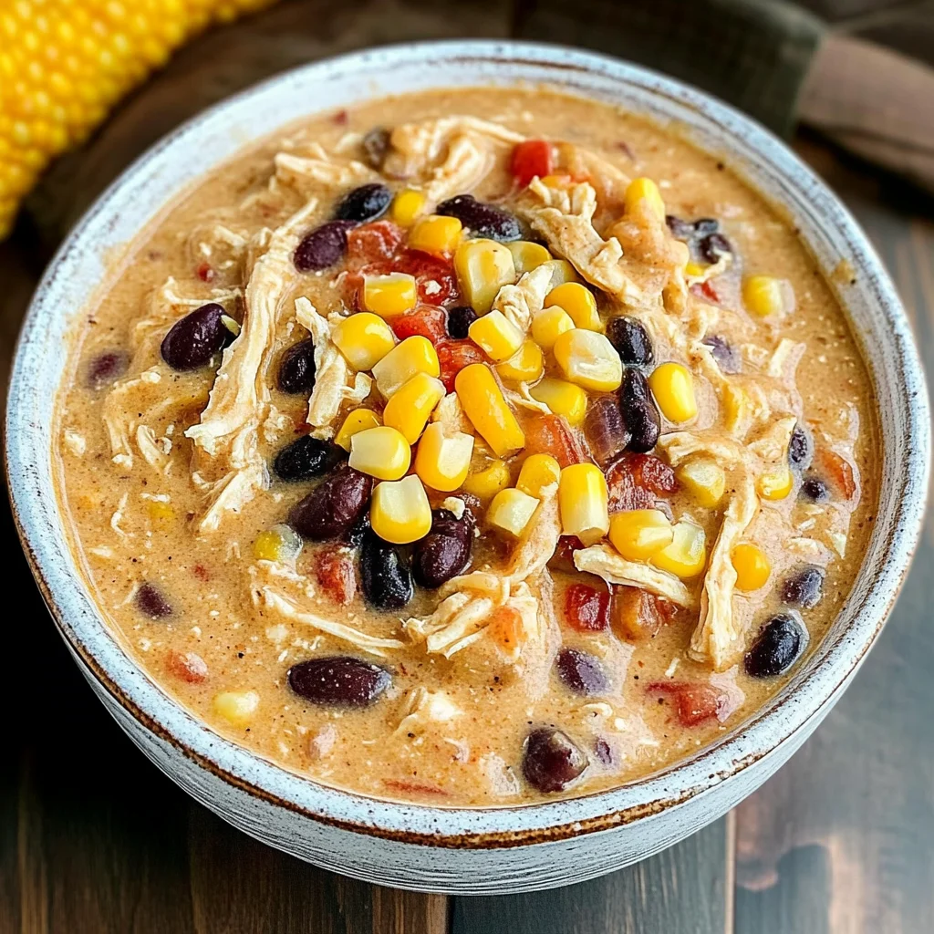 Easy Crock Pot Cream Cheese Chicken Chili