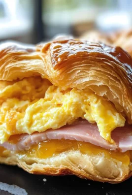Easy Croissant Breakfast Sandwiches