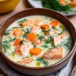 Finnish Salmon Soup - Lohikeitto