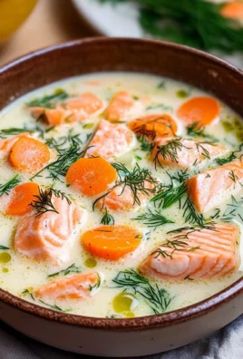 Finnish Salmon Soup - Lohikeitto