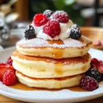 Fluffy Japanese Soufflé Pancakes: A Breakfast Masterpiece