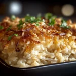 French Onion Chicken Rice Casserole