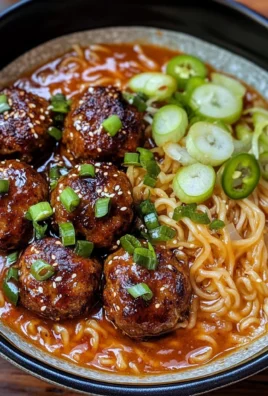 General Tso’s Meatball Ramen