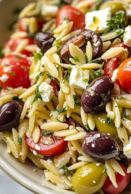 Greek Orzo Pasta Salad