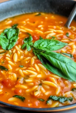 Hearty Tomato Orzo Soup