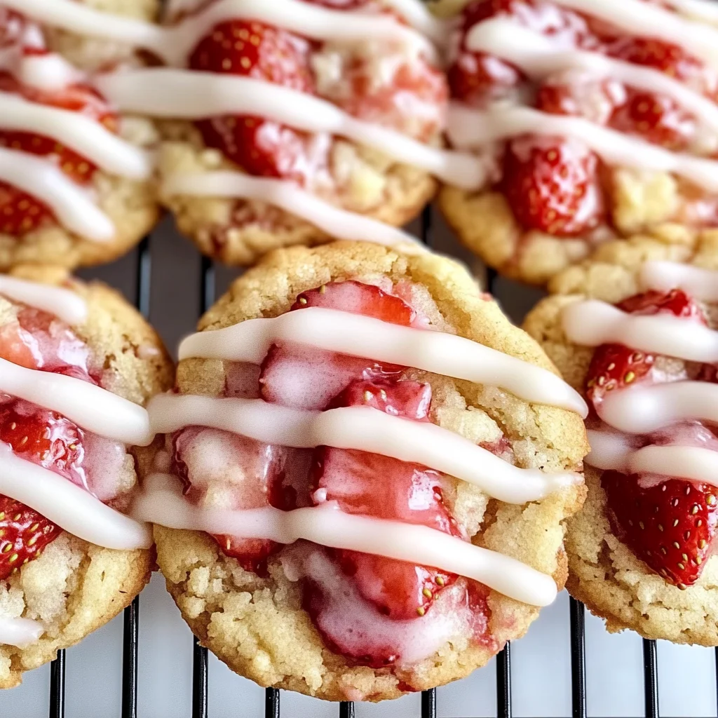 Homemade Strawberry Shortcake Butter Cookies