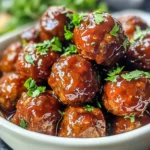 Honey BBQ Crockpot Meatballs