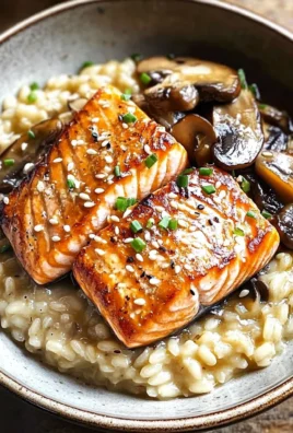 Japanese Style Risotto with Seared Salmon