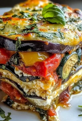 Layered Mediterranean Vegetable Lasagna with Creamy Ricotta