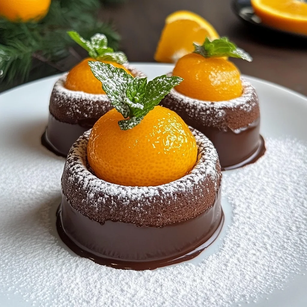Le fondant à l'orange