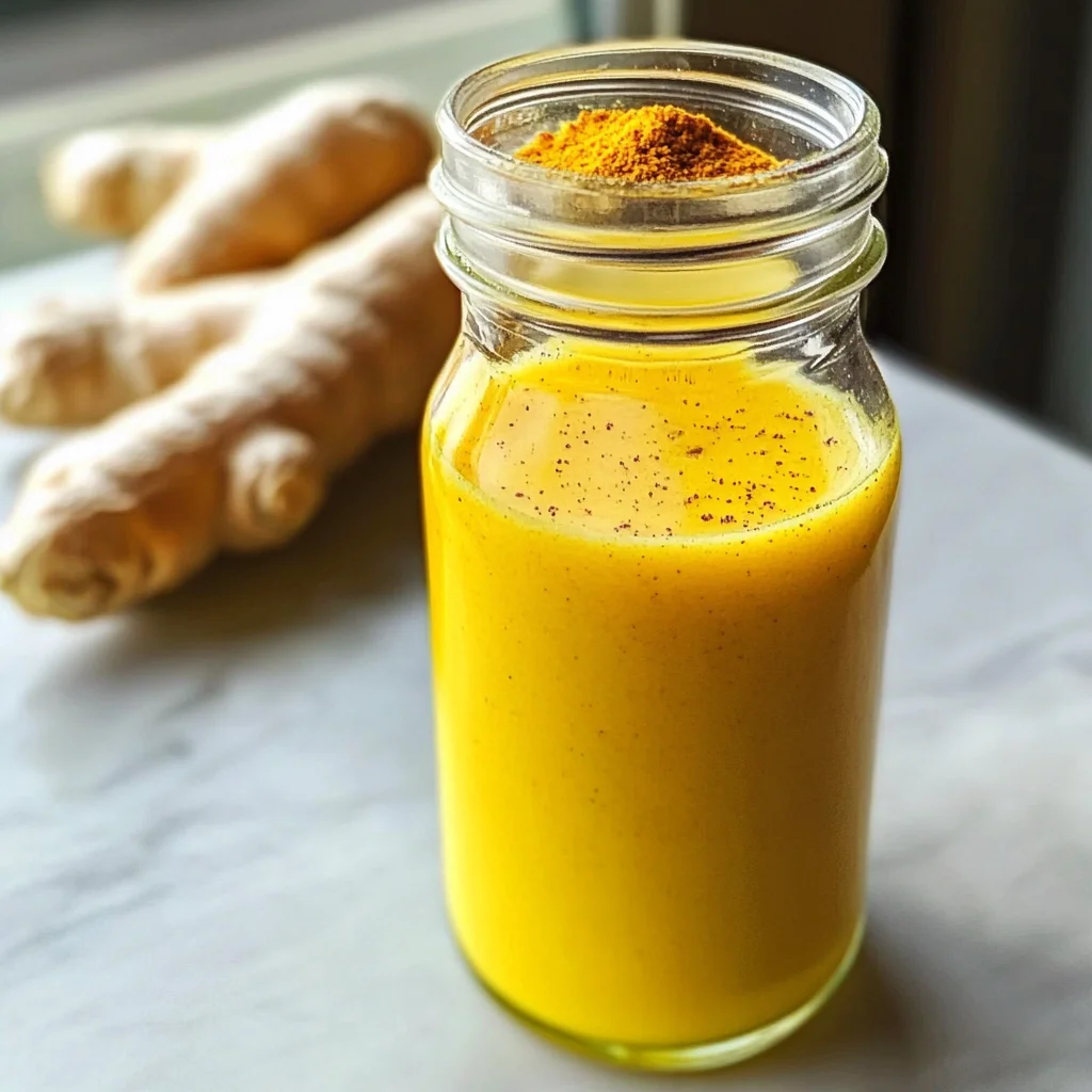 Lemon Ginger Turmeric Shot