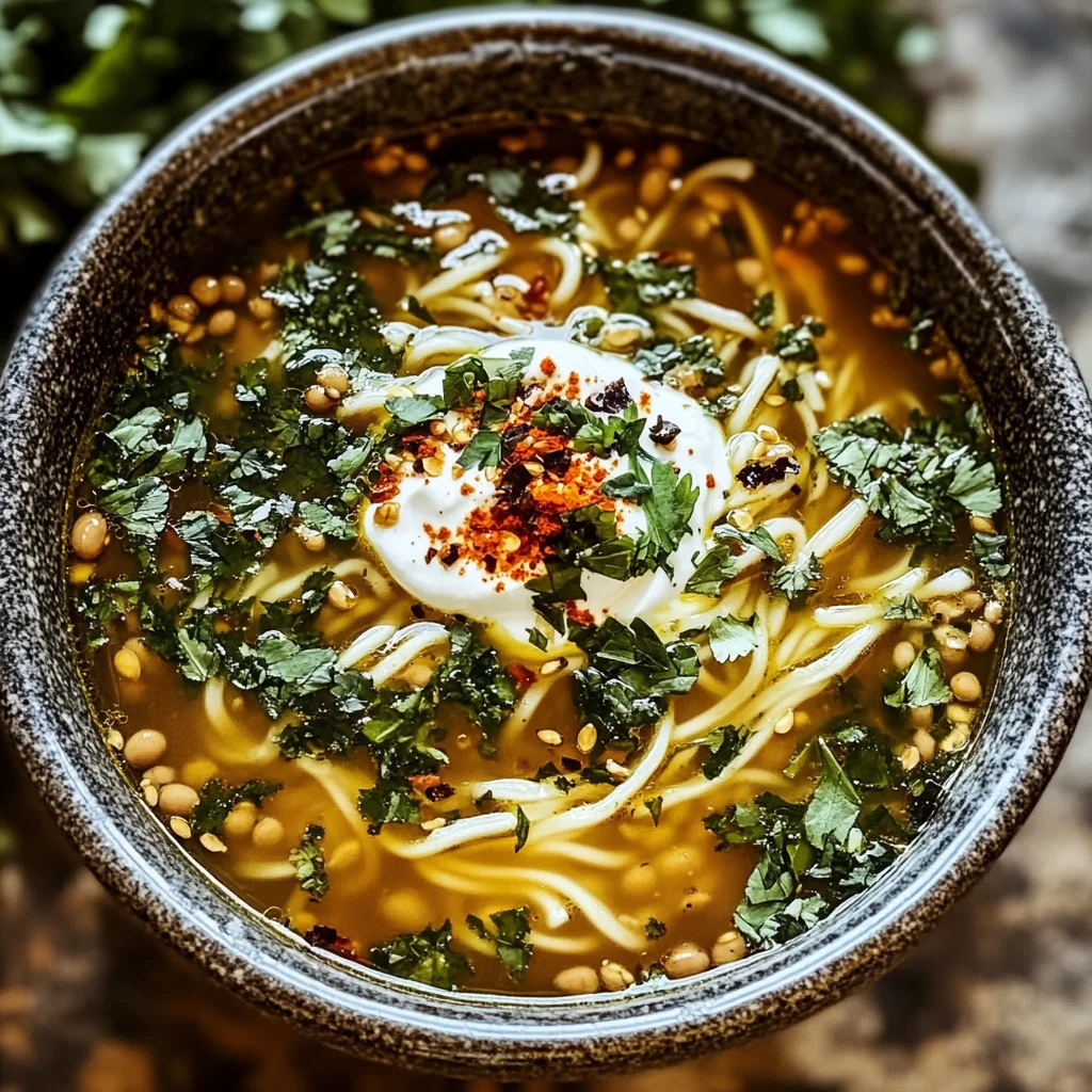 Nutritious Persian Noodle Soup for Cozy Comfort Anytime