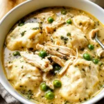 One Pot Chicken Dumpling Soup (with refrigerated biscuit dough!)