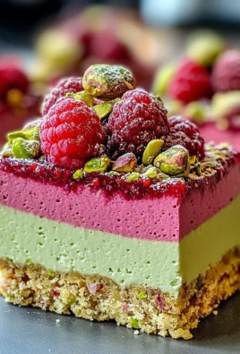 Raspberry Pistachio Mousse Cakes