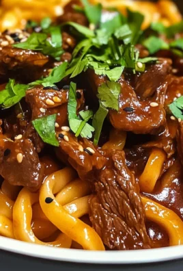 Slow Cooker Korean Beef Noodles Recipe