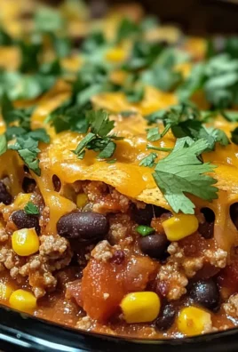 Slow Cooker Taco Casserole