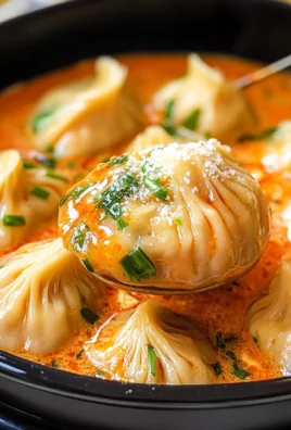 Soup Dumplings in Creamy Gochujang Sauce