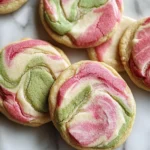 Strawberry Matcha Marble Cookies Recipe