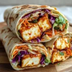 Sweet Chili Halloumi Wraps
