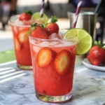 Tart and Sweet Strawberry Limeade