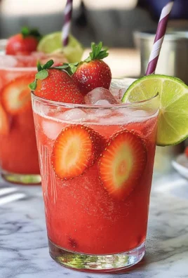 Tart and Sweet Strawberry Limeade