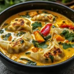 Thai Potsticker Coconut Soup