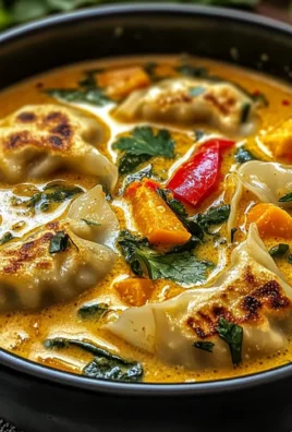 Thai Potsticker Coconut Soup