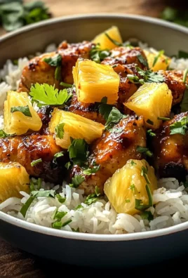 30 Minute Pineapple Chicken with Coconut Rice
