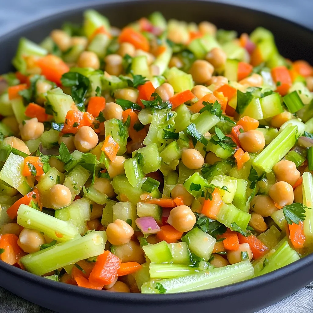 Chickpea Celery Salad